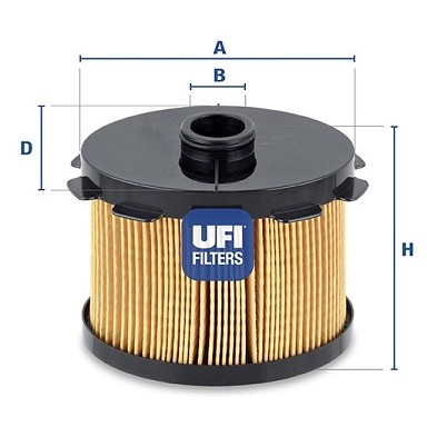 Слика на Филтер за гориво UFI 26.688.00