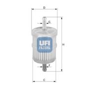 Слика 1 на Филтер за гориво UFI 31.010.00