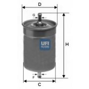 Слика 1 на Филтер за гориво UFI 31.500.00