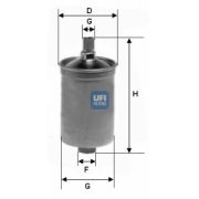 Слика 1 на Филтер за гориво UFI 31.503.00