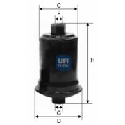 Слика 1 на Филтер за гориво UFI 31.556.00