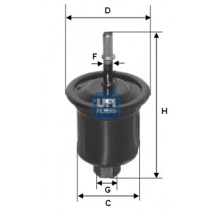 Слика на Филтер за гориво UFI 31.731.00