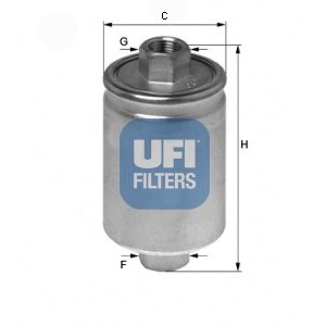 Слика на Филтер за гориво UFI 31.750.00 за Rover 25 (RF) 1.6 16V - 109 коњи бензин