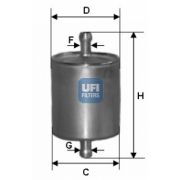 Слика 1 $на Филтер за гориво UFI 31.760.00