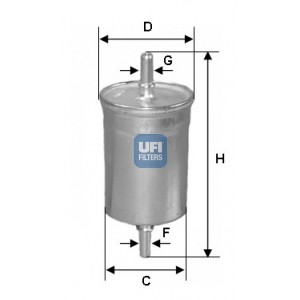 Слика на Филтер за гориво UFI 31.923.00