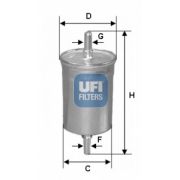 Слика 1 на Филтер за гориво UFI 31.941.00