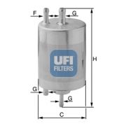 Слика 1 $на Филтер за гориво UFI 31.958.00