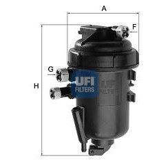 Слика на Филтер за гориво UFI 55.152.00