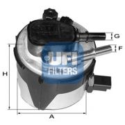 Слика 1 на Филтер за гориво UFI 55.170.00