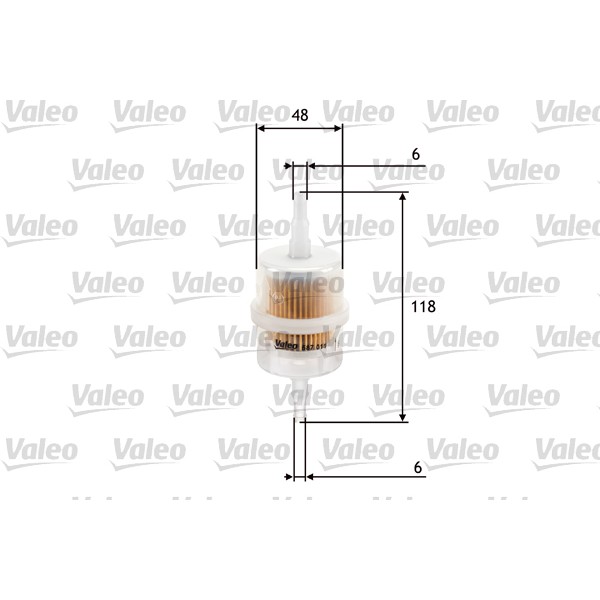 Слика на Филтер за гориво VALEO 587011 за Renault Extra Van 1.0 - 37 коњи бензин