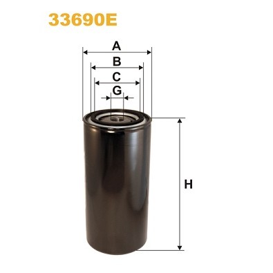 Слика на Филтер за гориво WIX FILTERS 33690E за камион Volvo FH 12 FH 12/380 - 379 коњи дизел