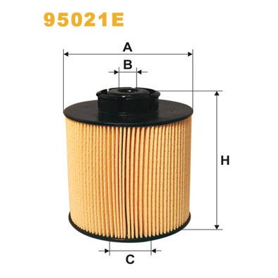 Слика на Филтер за гориво WIX FILTERS 95021E за камион Mercedes Axor 2 1833 A - 326 коњи дизел