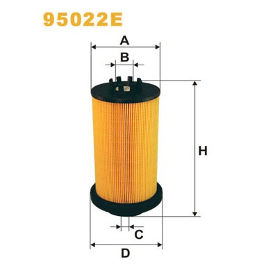 Слика на Филтер за гориво WIX FILTERS 95022E за камион Mercedes Actros 1996 1843 S, 1843 LS - 428 коњи дизел