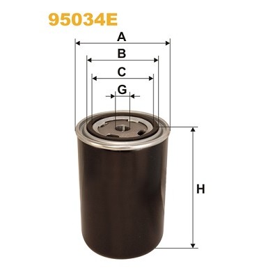 Слика на Филтер за гориво WIX FILTERS 95034E за камион DAF 95 FTG 95.430, FTR 95.430, FTS 95.430 - 428 коњи дизел