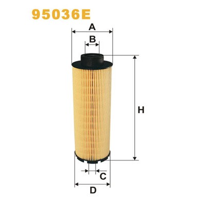 Слика на Филтер за гориво WIX FILTERS 95036E за камион MAN TGA 18.410 FAS, FALS, FARS - 410 коњи дизел