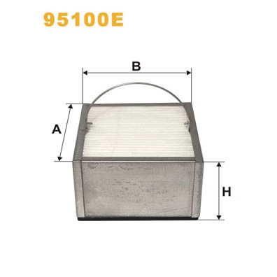 Слика на Филтер за гориво WIX FILTERS 95100E за камион MAN TGA 18.360 FC, FLC, FLLC, FLLRC, FLLW, FLRC, FLLRW, FRC - 360 коњи дизел