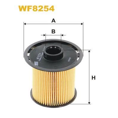 Слика на Филтер за гориво WIX FILTERS WF8254 за Renault Clio 2 Box 1.9 D (SB0E) - 64 коњи дизел