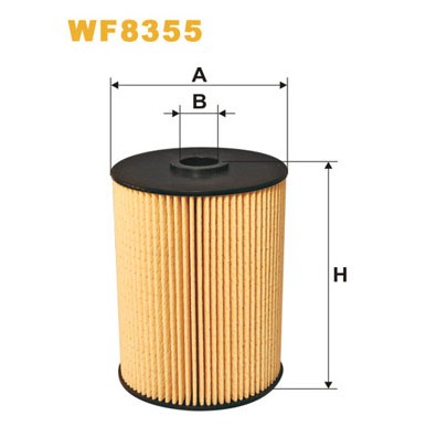 Слика на Филтер за гориво WIX FILTERS WF8355 за Audi A3 Sportback (8PA) 2.0 TDI quattro - 140 коњи дизел