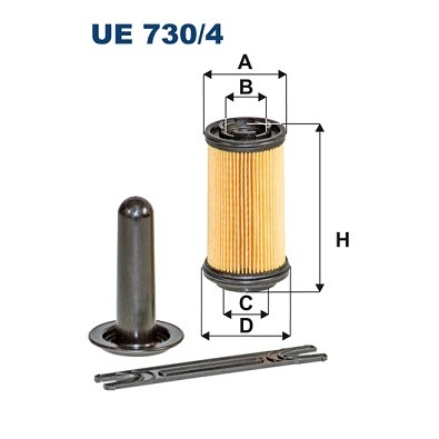 Слика на филтер за издувен систем (adblue) FILTRON UE 730/4 за камион Isuzu Grafter N35-120 - 204 коњи бензин