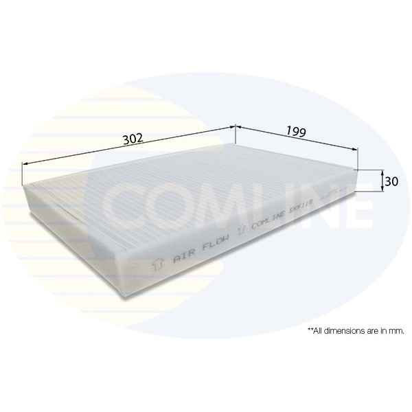 Слика на Филтер за кабина COMLINE EKF119 за Opel Astra H Estate 1.9 CDTI - 100 коњи дизел