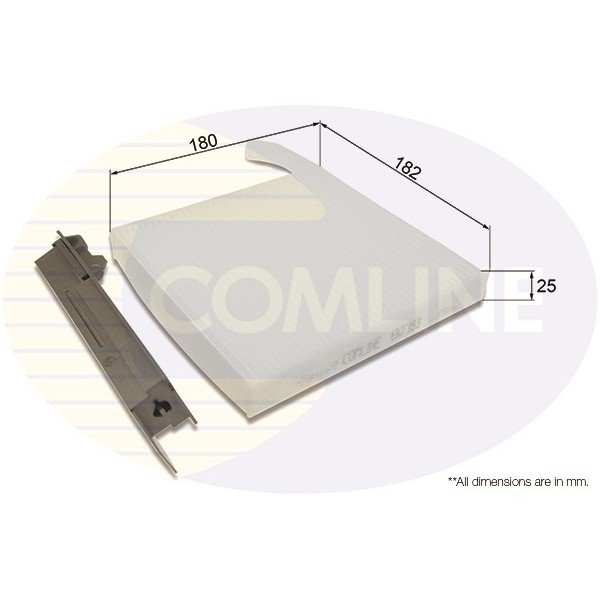 Слика на Филтер за кабина COMLINE EKF183 за Renault Clio Grandtour 1.4 16V - 98 коњи бензин