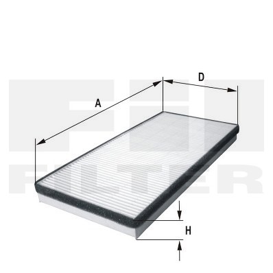 Слика на Филтер за кабина FIL FILTER HC 7069 за Renault Megane 1 Coach (DA0-1) 2.0 i (DA0G) - 114 коњи бензин