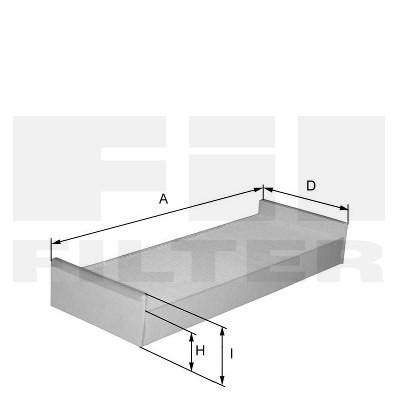 Слика на Филтер за кабина FIL FILTER HC 7086 за камион MAN TGA 19.360 FLRS, FLS, FRS, FS - 360 коњи дизел