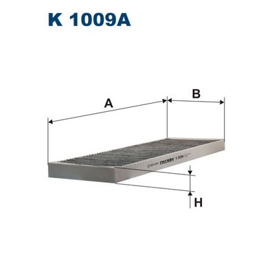 Слика на Филтер за кабина FILTRON K 1009A за Opel Vectra B Estate 2.6 i V6 - 170 коњи бензин