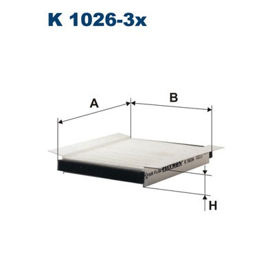 Слика на Филтер за кабина FILTRON K 1026-3x за Ford Escort MK 7 (gal,aal,abl) 1.8 D - 60 коњи дизел