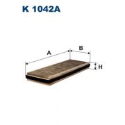 Слика 1 на Филтер за кабина FILTRON K 1042A