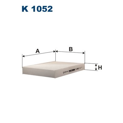 Слика на Филтер за кабина FILTRON K 1052 за Renault Clio 2 1.9 D (B/CB0J) - 65 коњи дизел