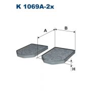 Слика 1 на Филтер за кабина FILTRON K 1069A-2x