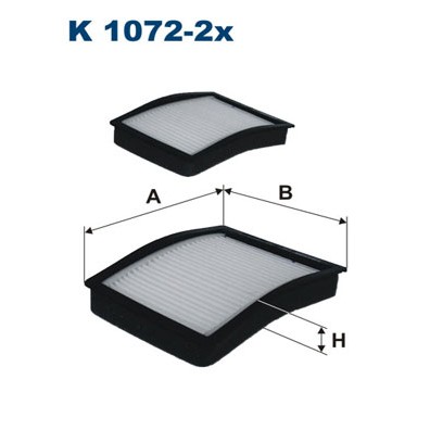 Слика на Филтер за кабина FILTRON K 1072-2x