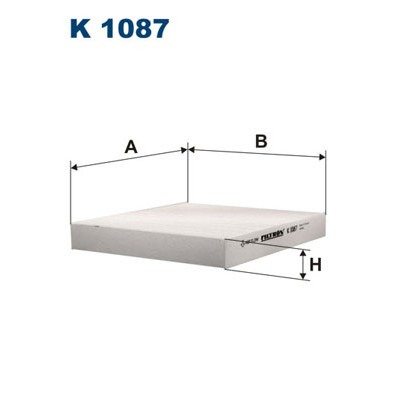 Слика на Филтер за кабина FILTRON K 1087 за Honda Civic 6 Fastback (MA) 1.8 16V (MB6) - 169 коњи бензин