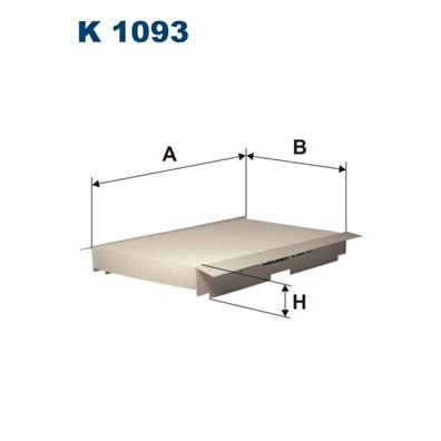 Слика на Филтер за кабина FILTRON K 1093 за Peugeot 307 (3A,C) 1.4 - 75 коњи бензин