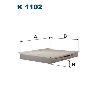 Слика на Филтер за кабина FILTRON K 1102 за Citroen Xsara Picasso N68 1.6 HDi - 90 коњи дизел