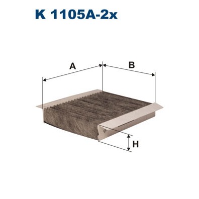 Слика на Филтер за кабина FILTRON K 1105A-2x