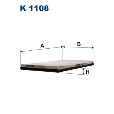 Слика на Филтер за кабина FILTRON K 1108 за Mercedes Vito BOX (638) 112 CDI 2.2 (638.094) - 122 коњи дизел