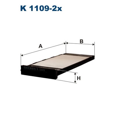 Слика на Филтер за кабина FILTRON K 1109-2x