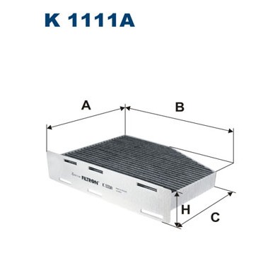 Слика на Филтер за кабина FILTRON K 1111A за Seat Altea XL (5P5,5P8) 1.6 TDI - 105 коњи дизел