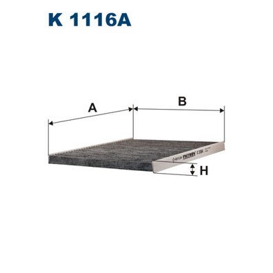 Слика на Филтер за кабина FILTRON K 1116A за Alfa Romeo 166 Sedan 2.4 JTD (936A2A__) - 136 коњи дизел