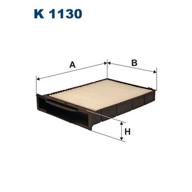 Слика на Филтер за кабина FILTRON K 1130 за Renault Megane 2 Hatchback 2.0 - 230 коњи бензин