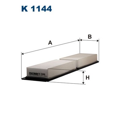 Слика на Филтер за кабина FILTRON K 1144 за камион Iveco Eurostar LD 260 E 43 Y/PS, LD 260 E 43 FP - 430 коњи дизел