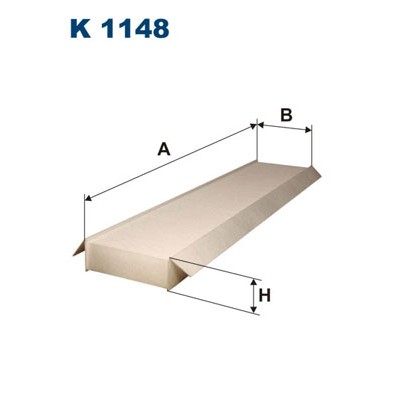 Слика на Филтер за кабина FILTRON K 1148 за Jaguar X-Type Saloon (CF1) 3.0 V6 на всичките колела - 230 коњи бензин