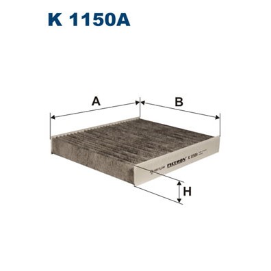 Слика на Филтер за кабина FILTRON K 1150A за Ford Focus 2 Saloon (da) 1.8 Flexifuel - 131 коњи Бензин/Етанол