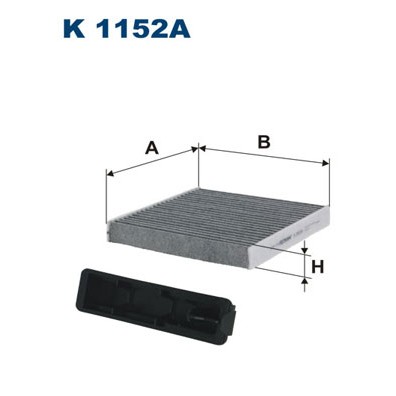 Слика на Филтер за кабина FILTRON K 1152A за Nissan Maxima 3 (A32) 3.0 - 193 коњи бензин