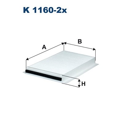 Слика на Филтер за кабина FILTRON K 1160-2x