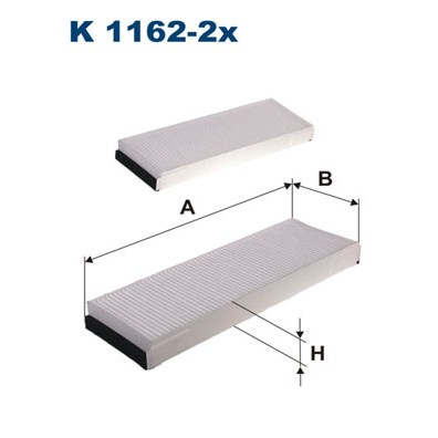 Слика на Филтер за кабина FILTRON K 1162-2x за Audi A6 Avant (4F5, C6) RS6 quattro - 580 коњи бензин