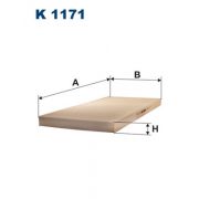 Слика 1 на Филтер за кабина FILTRON K 1171