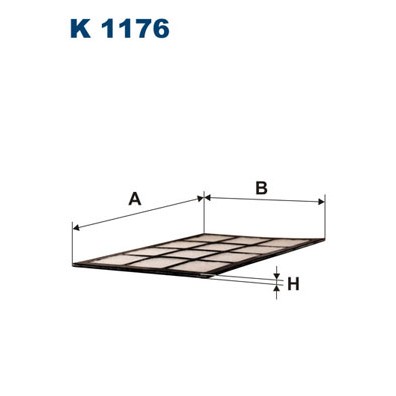 Слика на Филтер за кабина FILTRON K 1176